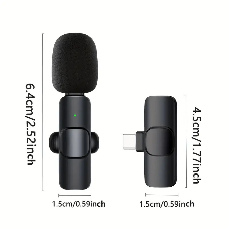 Professional Wireless Lavalier Microphone For Smartphones Laptops Wireless Omnidirectional Conden... | Temu Affiliate Program