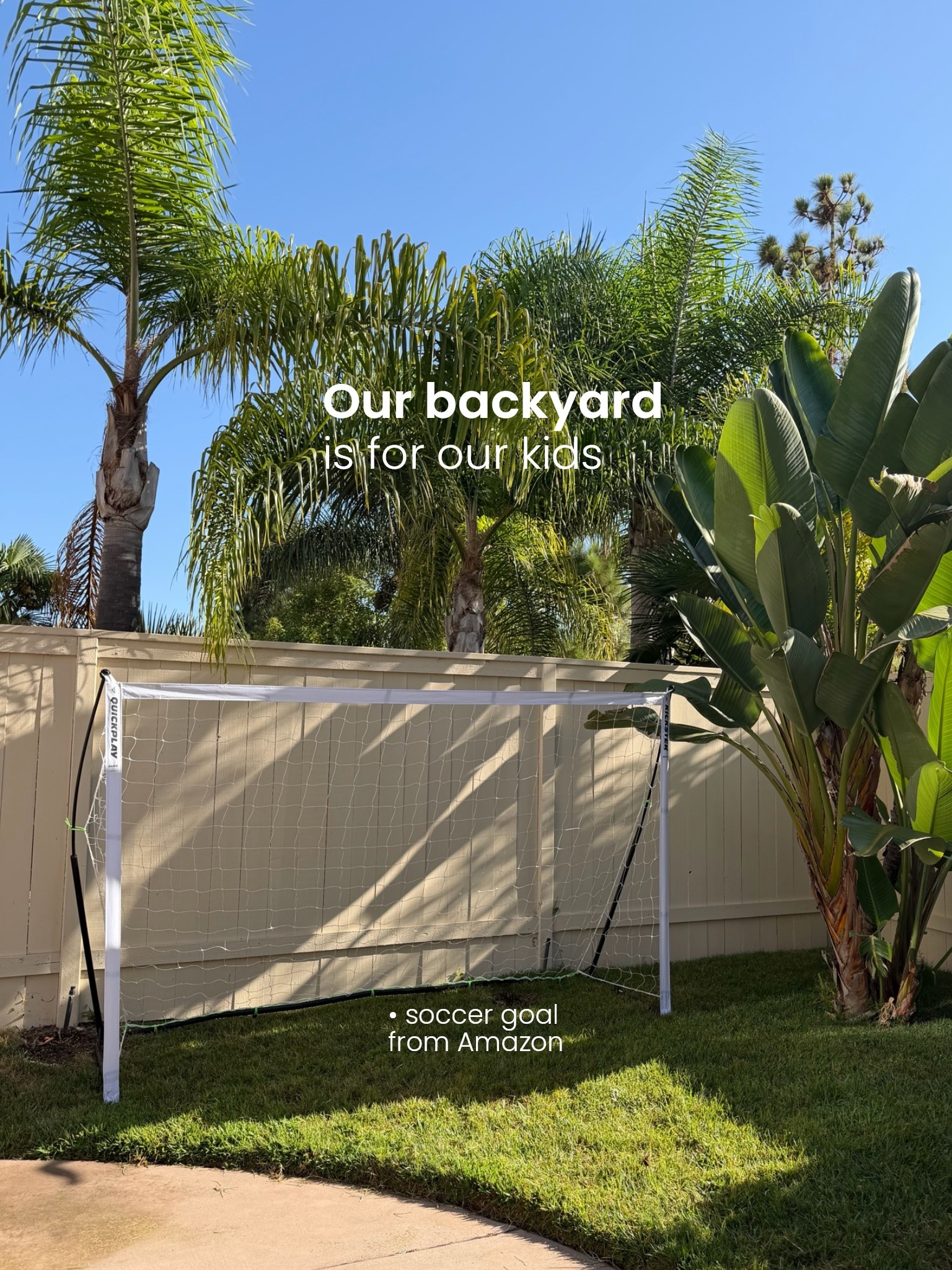 Backyard made for our kids and their interests

Soccer goal
Portable soccer goal
Amazon find

#LTKmomlife #LTKKids #LTKActive