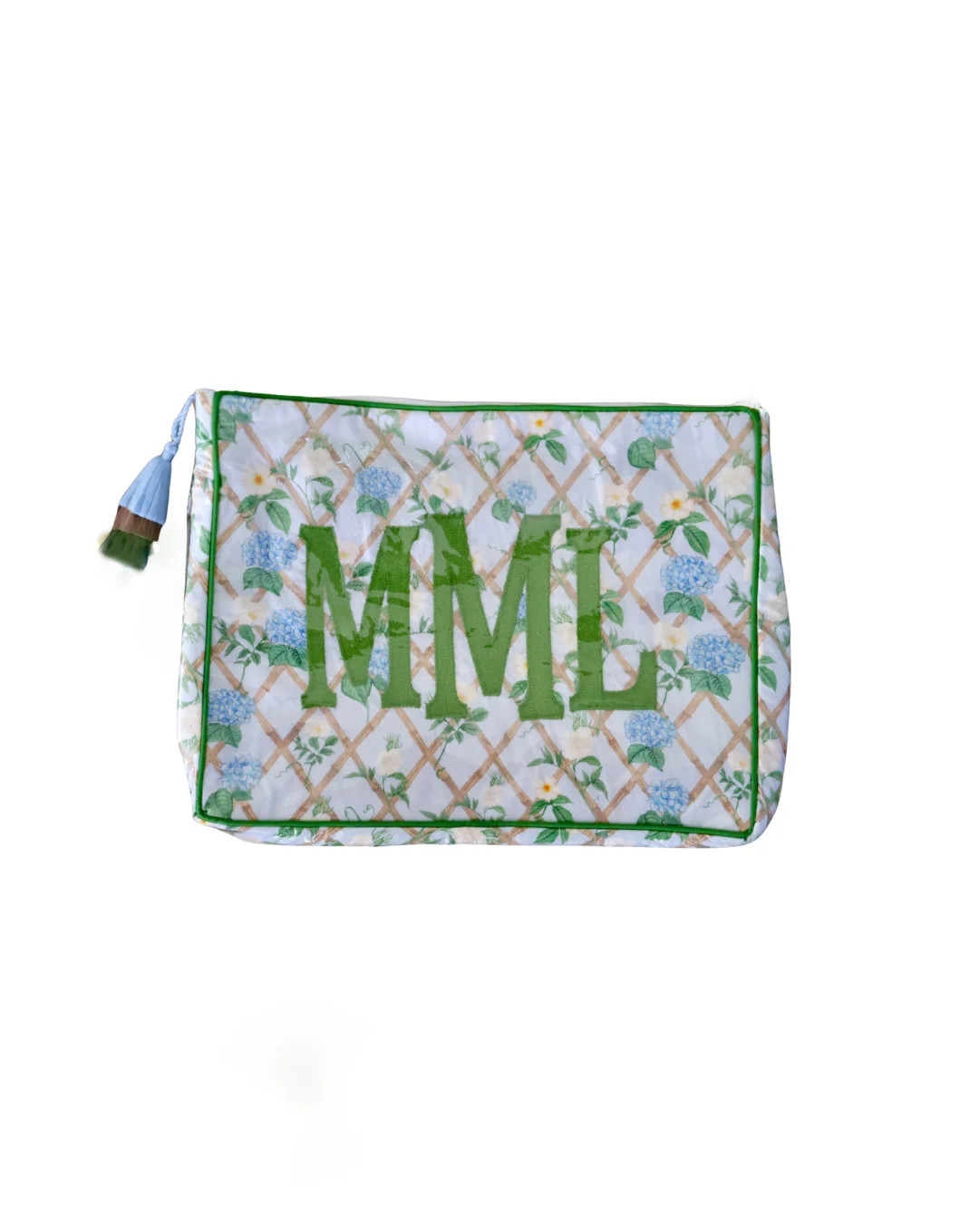 The Large India Bag x Kristy & New England (Monogrammed) | Beth Ladd Collections