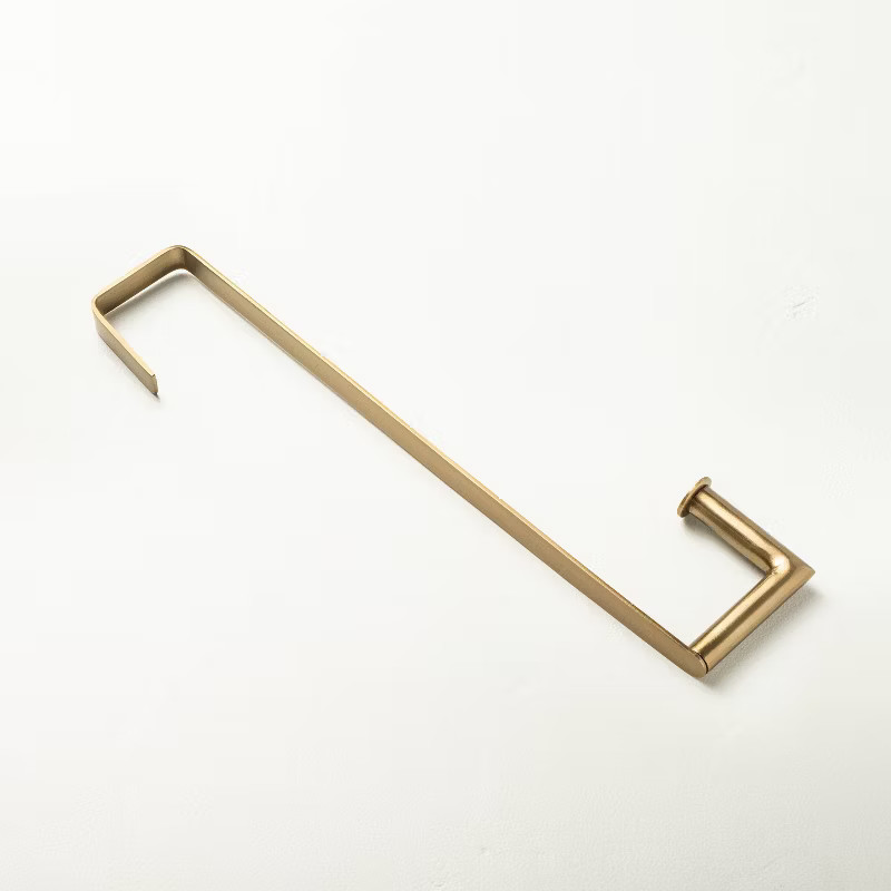 Brushed Metal Wreath Hanger Brass Finish - Hearth & Hand™ with Magnolia | Target