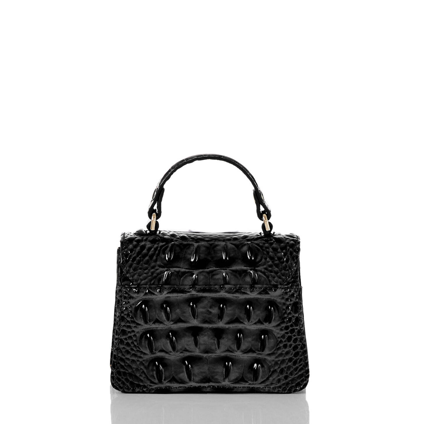 Arietta Leather Crossbody | Black Melbourne | BRAHMIN | Brahmin