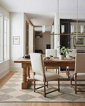 Loloi Chris Loves Julia x Francis Beige/Charcoal 7'-9" x 9'-9" Area Rug | Amazon (US)