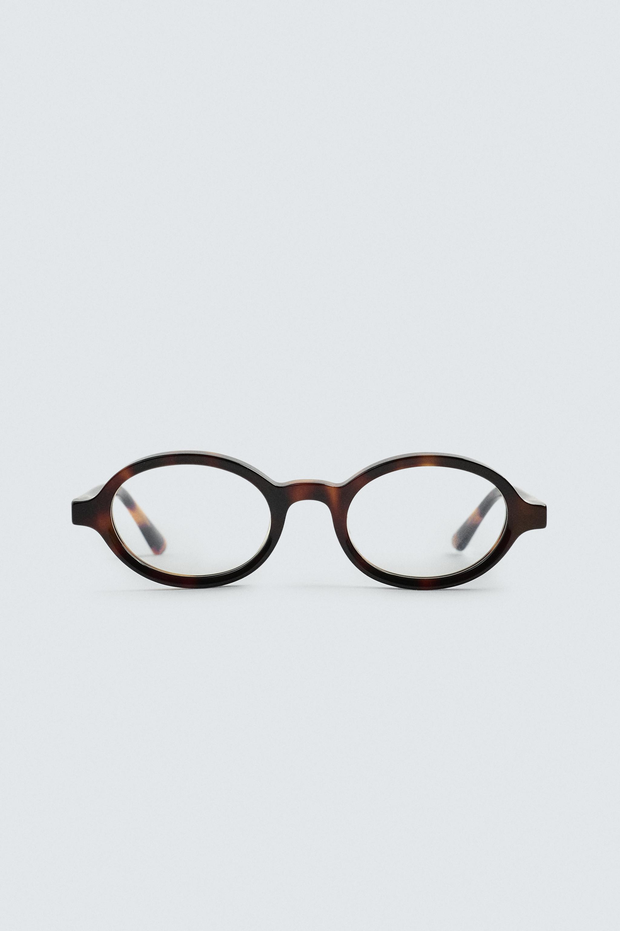 TORTOISESHELL EFFECT OVAL SUNGLASSES | Zara US