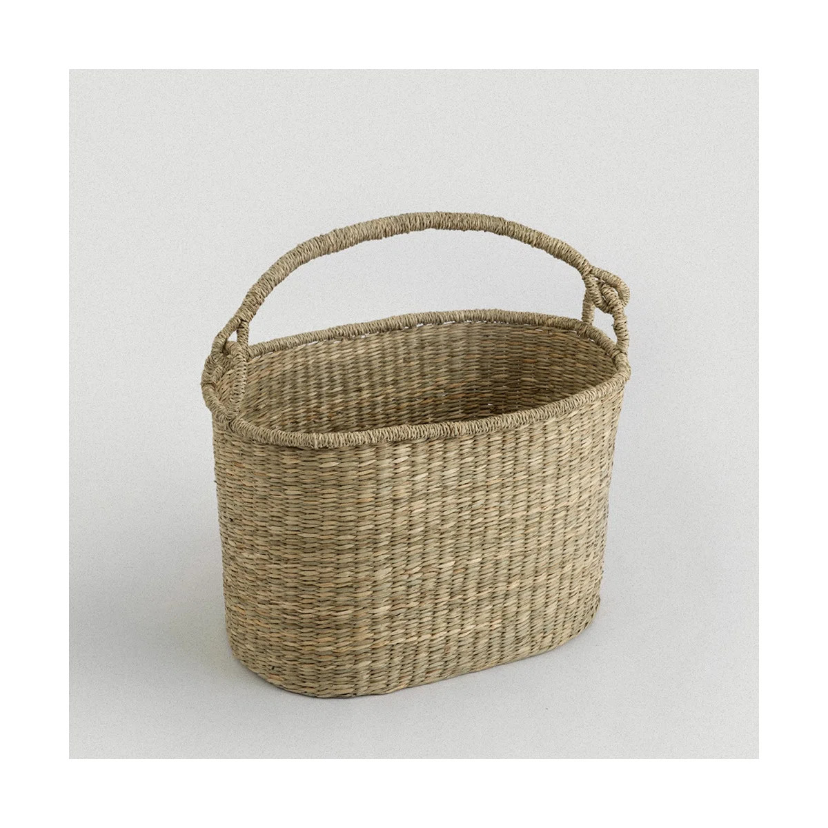 Satna Oval Seagrass Basket | Wayfair North America