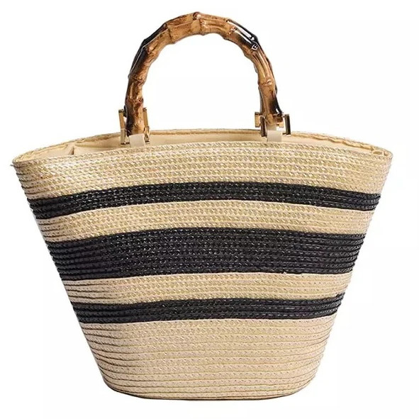 Striped Handle Tote | Sea Marie Designs