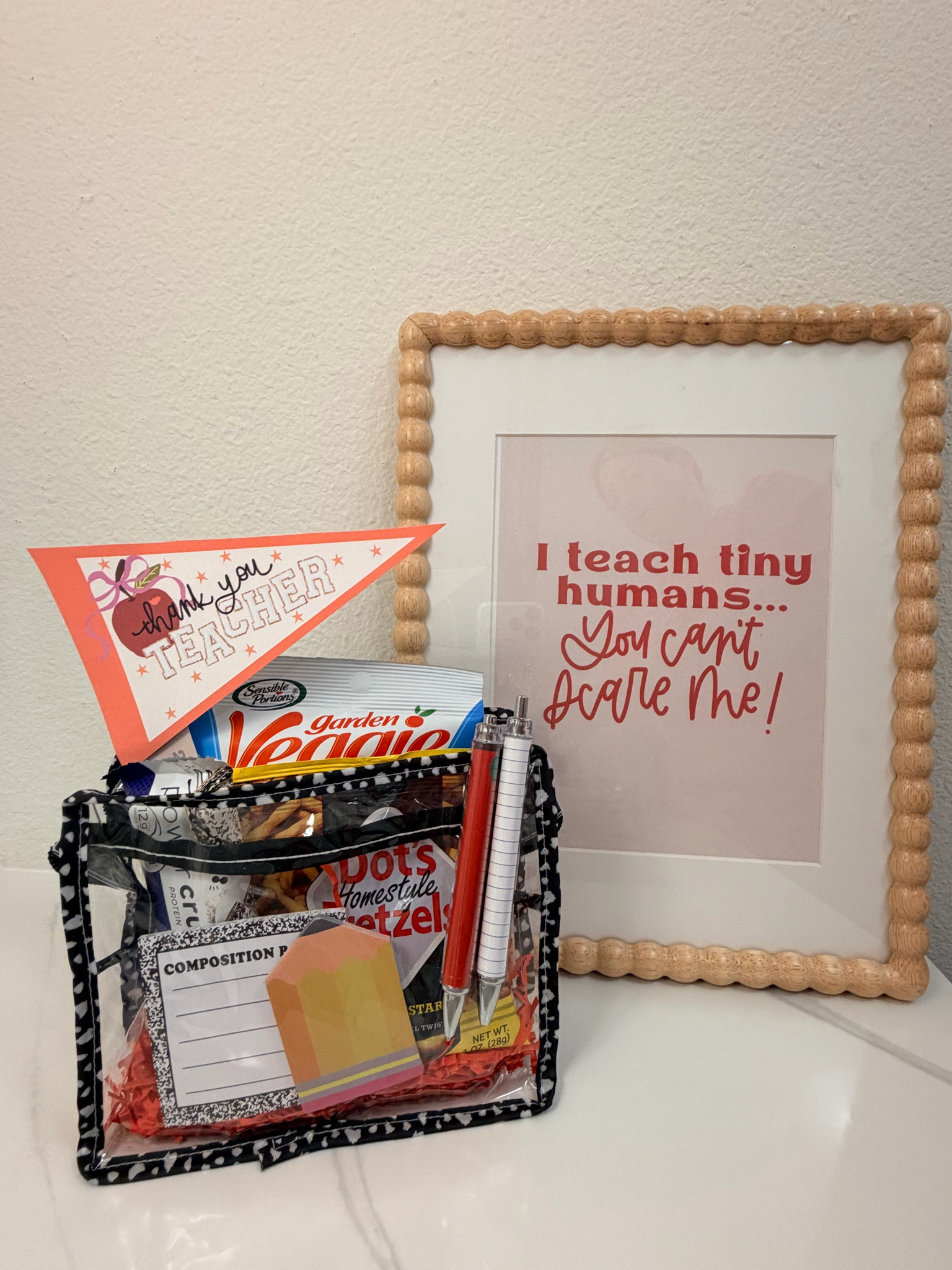 Last one because I couldn’t stop with these 🙈

This little snack + teacher supply bag is such an easy way to put together something practical and thoughtful without overthinking it.

I added a few of my favorite classroom essentials + treats and used a printable tag to tie it all together—linking everything here so you can mix and match your own!

#LTKmomlife