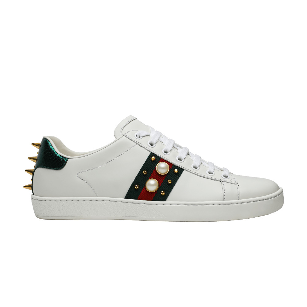 Gucci Ace Studded 'White' Sneakers | GOAT
