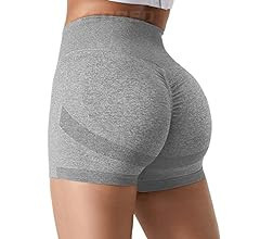 YEOREO Professional Women Workout Shorts 3.6" Scrunch Shorts Seamless High Waisted Contour Gym Yo... | Amazon (US)