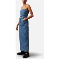 Calvin Klein Jeans Strapless Maxi Denim Dress - S | The Hut (UK)