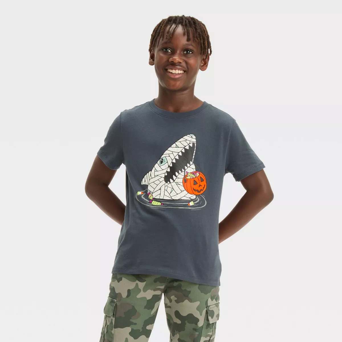 Boys' Short Sleeve Halloween Graphic T-Shirt - Cat & Jack™ | Target
