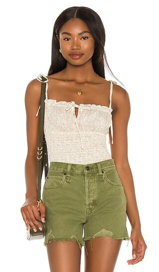 Bardot Bodysuit in Ivory Combo | Revolve Clothing (Global)