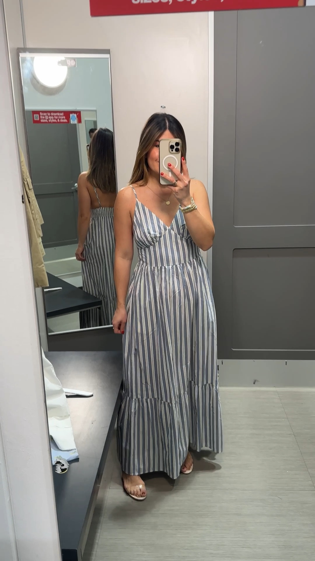 This dress is giving me Anthropologie vibes and it’s under $40! 
It runs tts, order your regular size.
Size XS

#LTKTravel #LTKootd #LTKgrwm