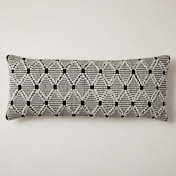 Outdoor Fringe Diamond Pillow | West Elm (US)