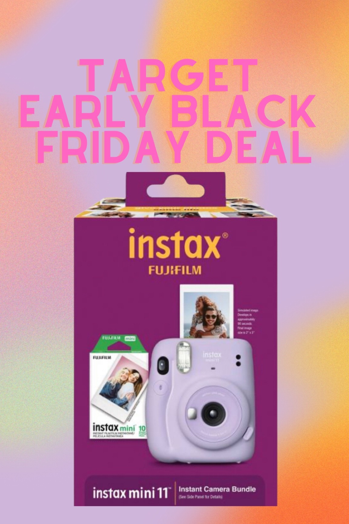 target polaroid camera black friday