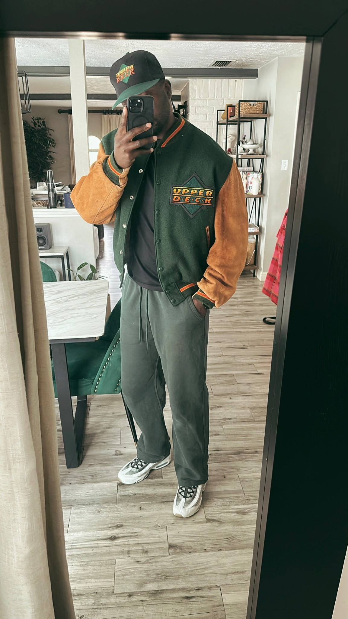 Vintage 90s upper deck trading cards varsity jacket 

#LTKMens #LTKActive