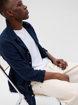 Linen-Cotton Shirt | Gap (US)