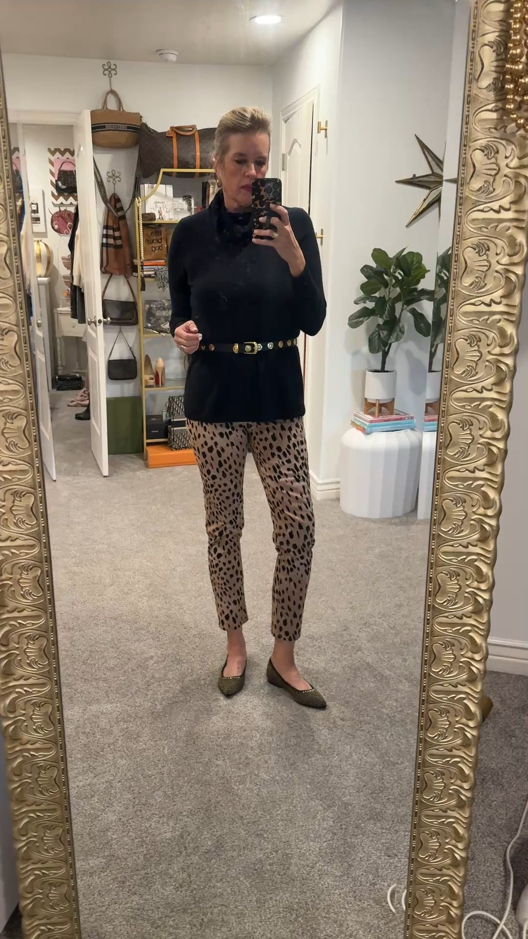 🚨 $20 off $125 or $50 off $200

Chico’s  Fall outfits and can take you from casual days to Thanksgiving dinner.

Great wardrobe builders too

Leopard girlfriend straight jeans legs tts in a 0 (4) 

Black turtleneck cashmere sweater tunic tts 

Faux leather ruffle hem cape
Tts 
Black gold studded belt tts in a small 
Gold rhinestone leopard pin 

Gold studded pointed toe ballet flat  tts  so comfy 

#LTKStyleTip #LTKOver40
