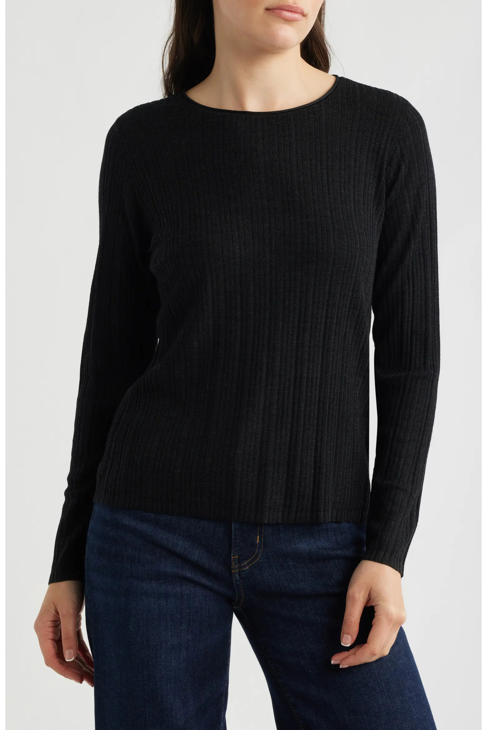 Eileen Fisher Merino Wool Sweater (Women) | Nordstrom | Nordstrom