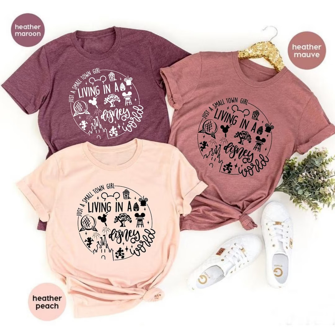 Disney World, Just a Small Town Girl Living in a Disney World , Disney Shirt, Disney College Prog... | Etsy (US)