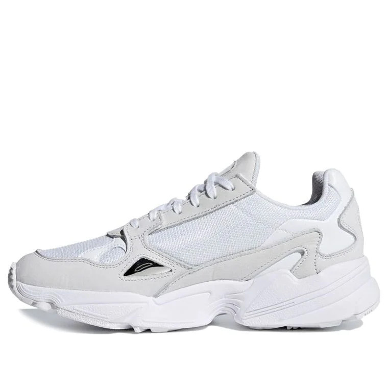 (WMNS) adidas Falcon 'Triple White' | KICKS CREW