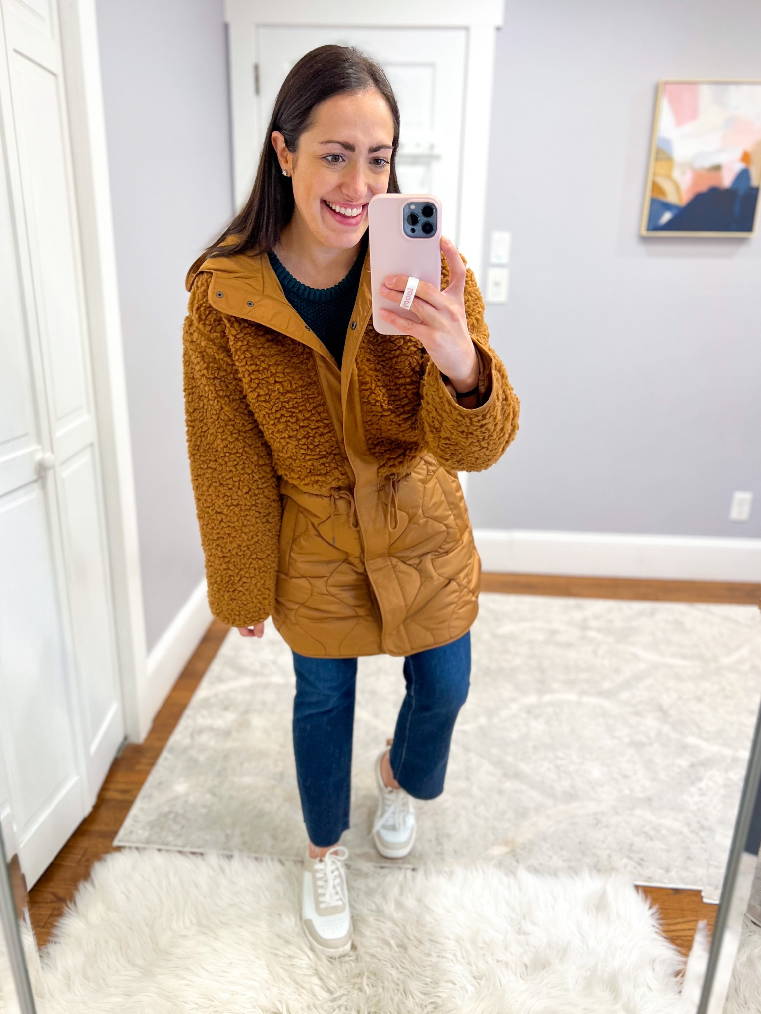 Old navy 50% off sale
Jacket: wearing a small but runs big
Jeans: 4
Sneakers: tts

#LTKsalealert #LTKstyletip #LTKSeasonal