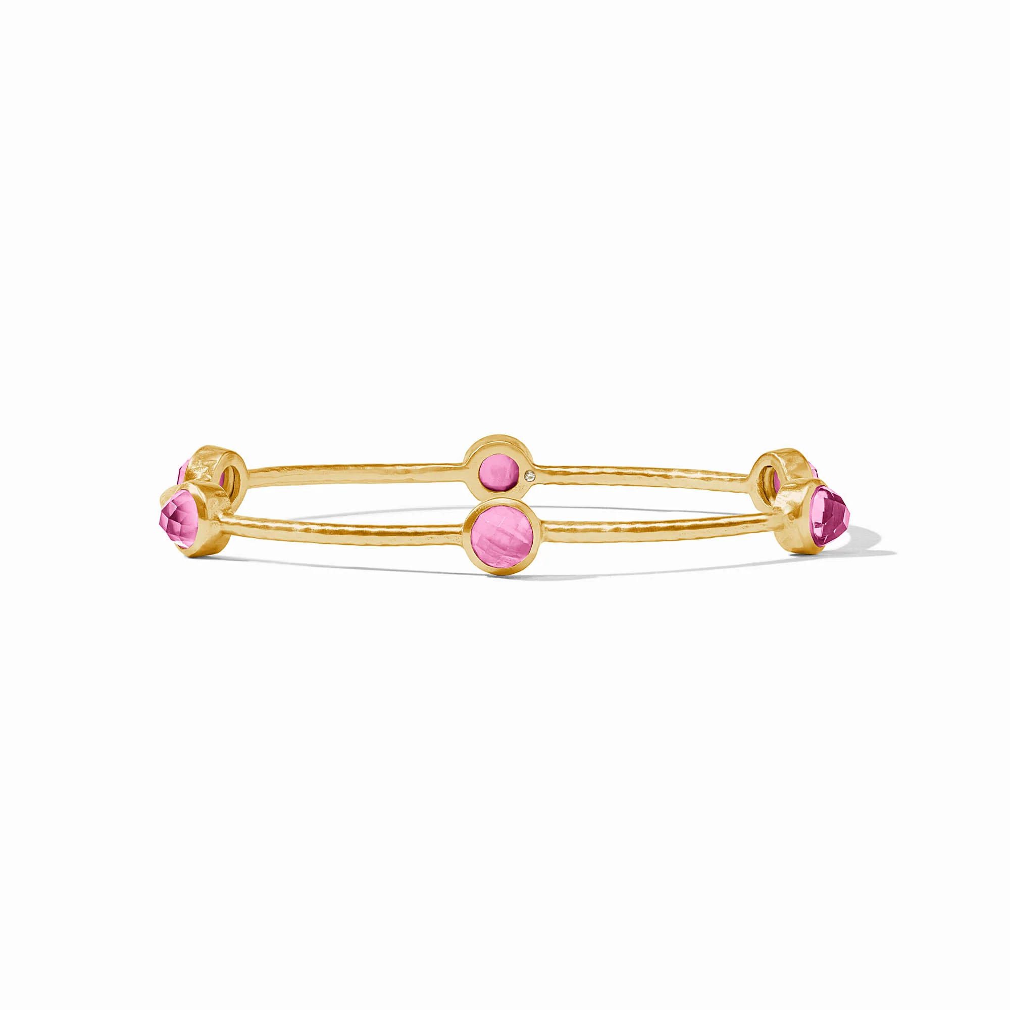 Milano Luxe Stone Gold Bangle Bracelet | Julie Vos | Julie Vos