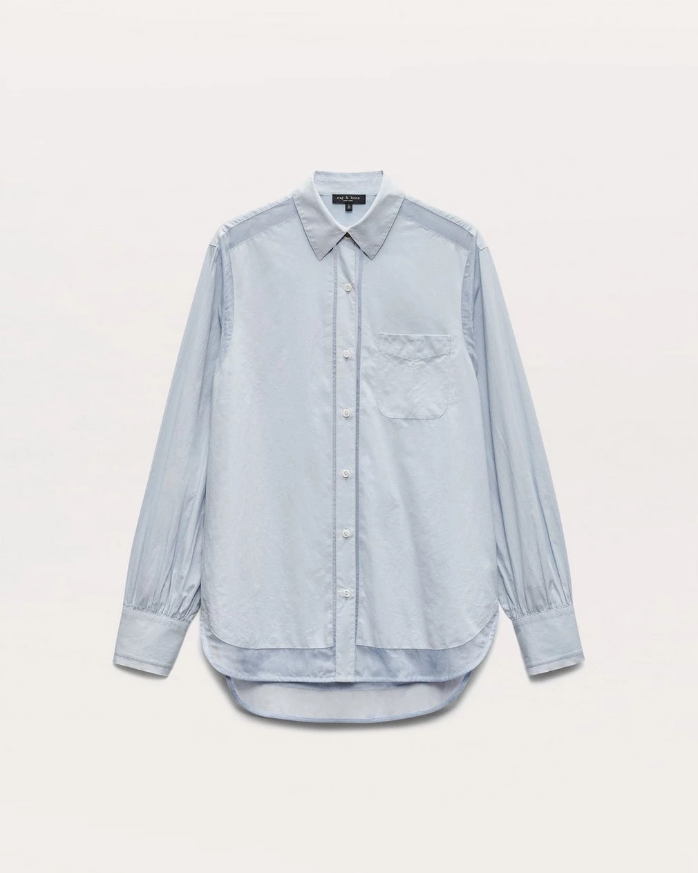 Maxine Poplin-Organza Shirt | rag & bone
