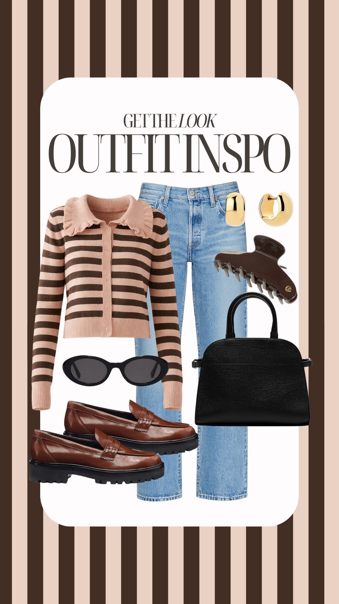 Striped cardigan outfit inspo

#LTKgrwm #LTKootd