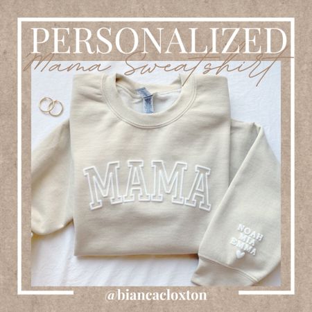 Personalized Mama Sweatshirt || Etsy 🤍

Mama, mom, mommy, sweatshirt, personalized, heart on sleeve, christmas, gift, holiday, present 



#LTKHoliday #LTKstyletip #LTKGiftGuide
