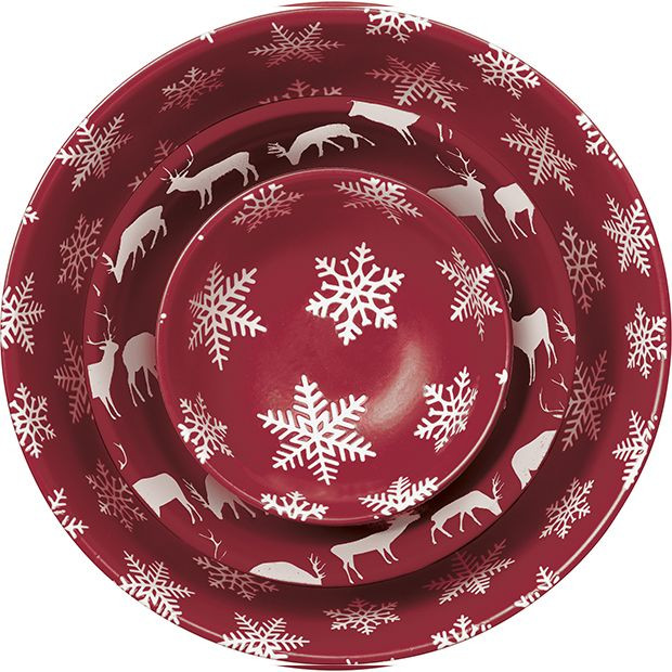 Winter Holiday Nesting Bowl Set of 3 | Antique Farm House