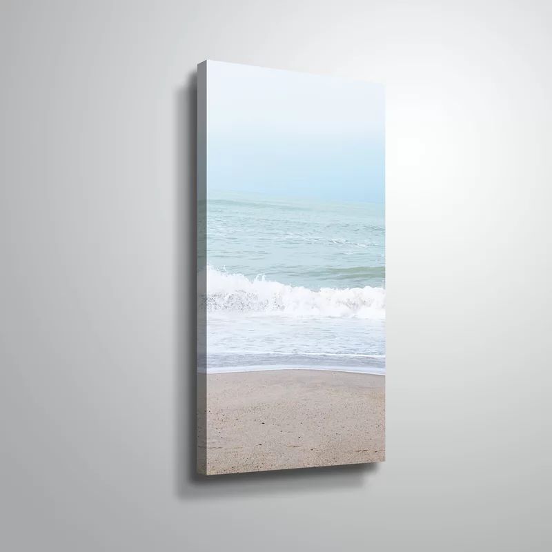 'Pastel Beach II' Photographic Print on Wrapped Canvas | Wayfair North America