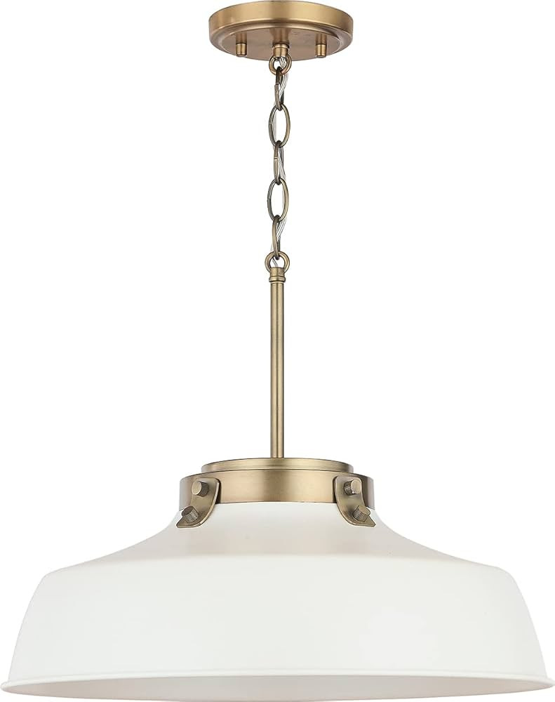 Austin Allen 9D330A Oakwood Urban/Industrial Metal Shade Pendant Lighting Fixture, 1-Light 100 Wa... | Amazon (US)