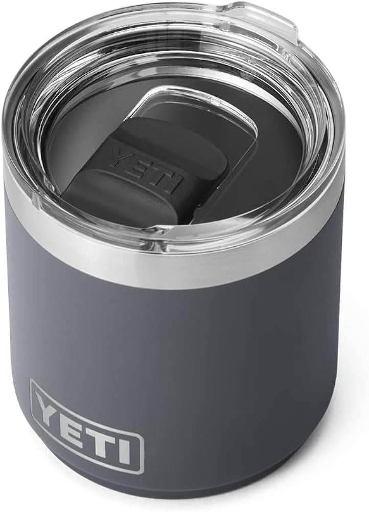 YETI Rambler 10 oz Stackable Lowball 2.0, Vacuum Insulated, Stainless Steel with MagSlider Lid, C... | Amazon (US)