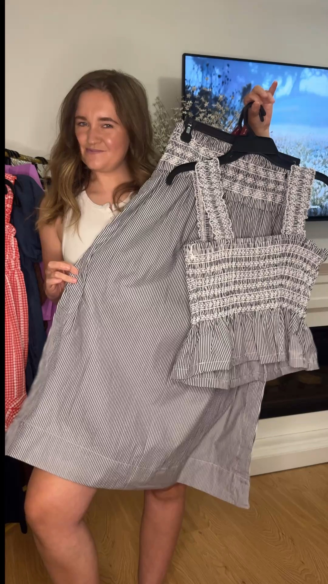 This Free Assembly striped cotton maxi skirt and smocked peplum tank are such a cute summer duo! 🤍 Wear them together for an effortless matching set look or mix and match each piece with your favorite basics. Lightweight, comfy, and perfect for everything from brunch to vacation to everyday errands. Walmart keeps bringing the cutest affordable finds!

#LTK #LTKStyle #LTKFinds #WalmartFashion #WalmartFinds #FreeAssembly #SummerStyle #MatchingSet #MaxiSkirt #PeplumTop #AffordableFashion #EverydayStyle #SummerOutfit #CasualChic #MomStyle #BudgetFriendlyFashion

#LTKgrwm #LTKootd #LTKSeasonal