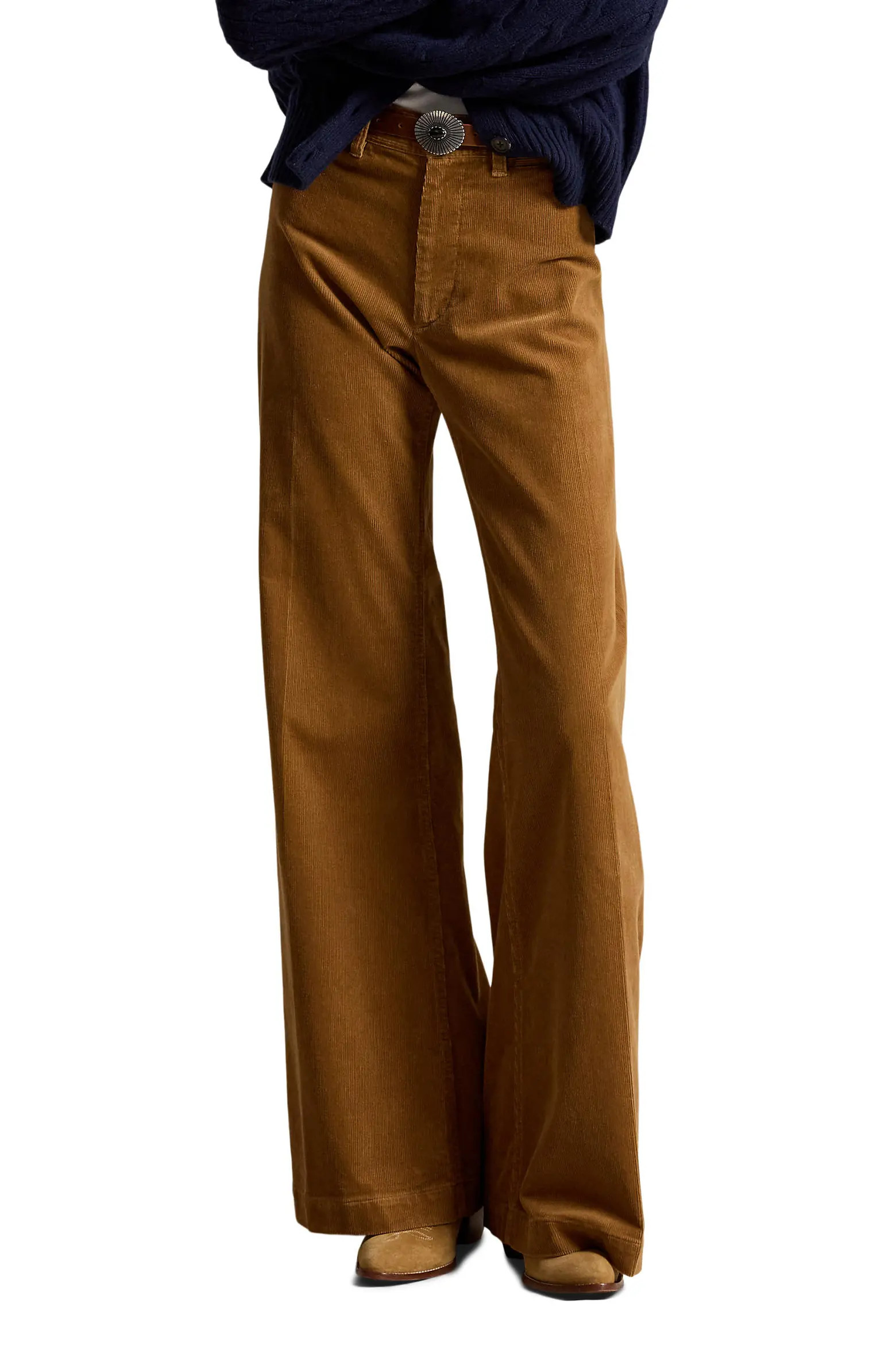 Polo Ralph Lauren Stretch Cotton Corduroy Wide Leg Pants (Women) | Nordstrom | Nordstrom