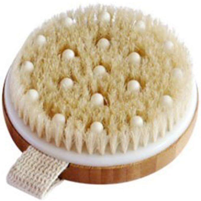 CSM Dry Body Brush For Beautiful Skin - Solid Wood Frame & Boar Hair Exfoliating Brush To Exfolia... | Amazon (US)