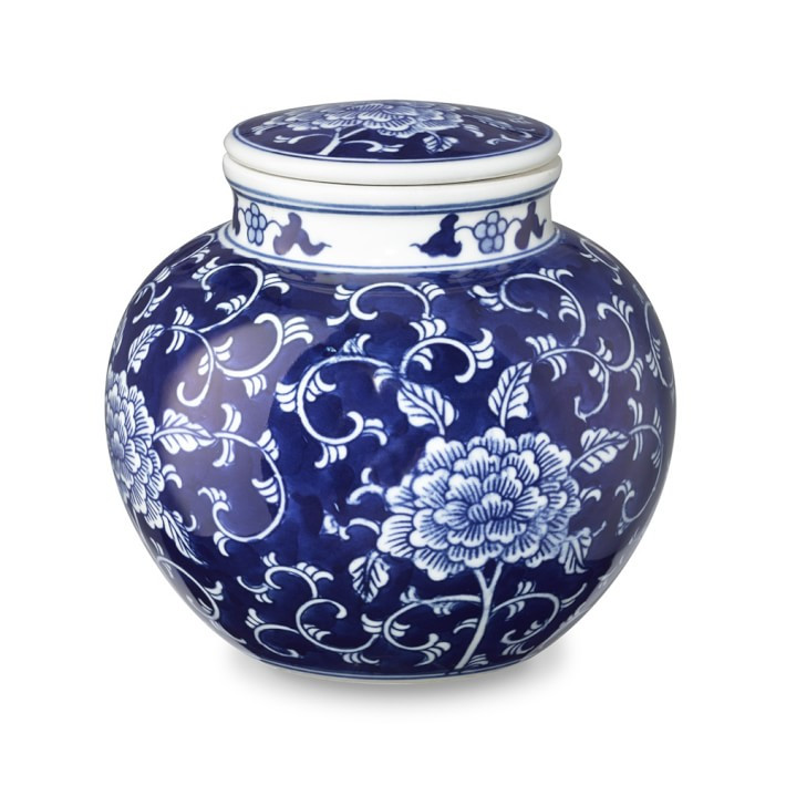 Petite Ginger Jar, Scroll Motif | Williams-Sonoma