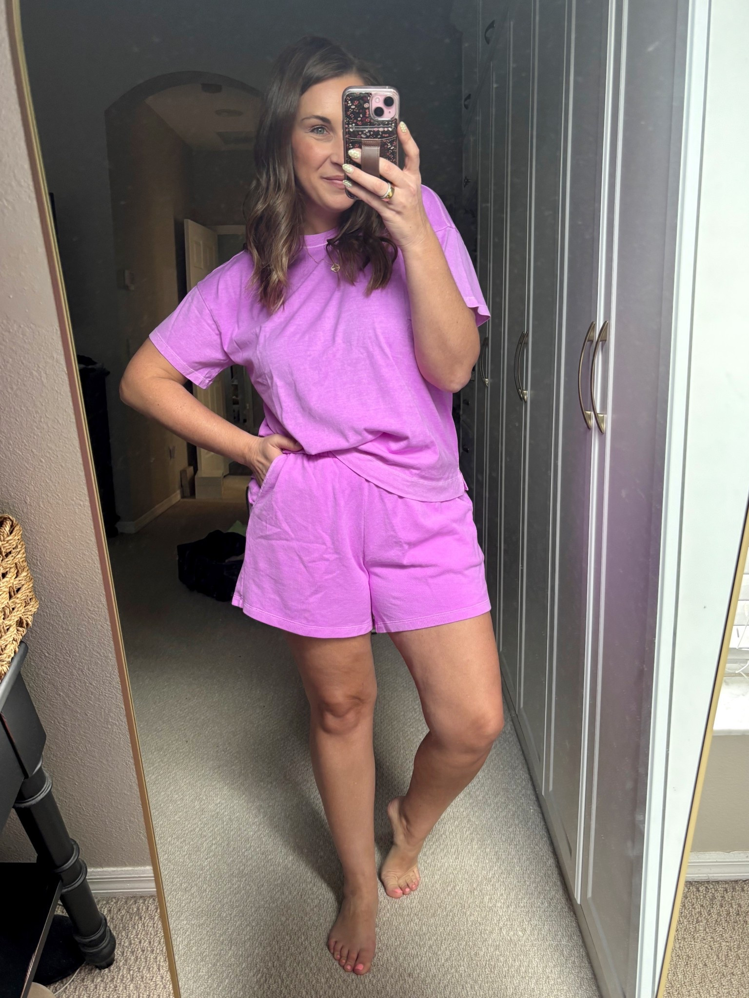 Had to have this fun color for spring! Tshirt & comfy shorts “set” more colors available 

Tts- medium 

#LTKmomlife #LTKSpringSale #LTKootd