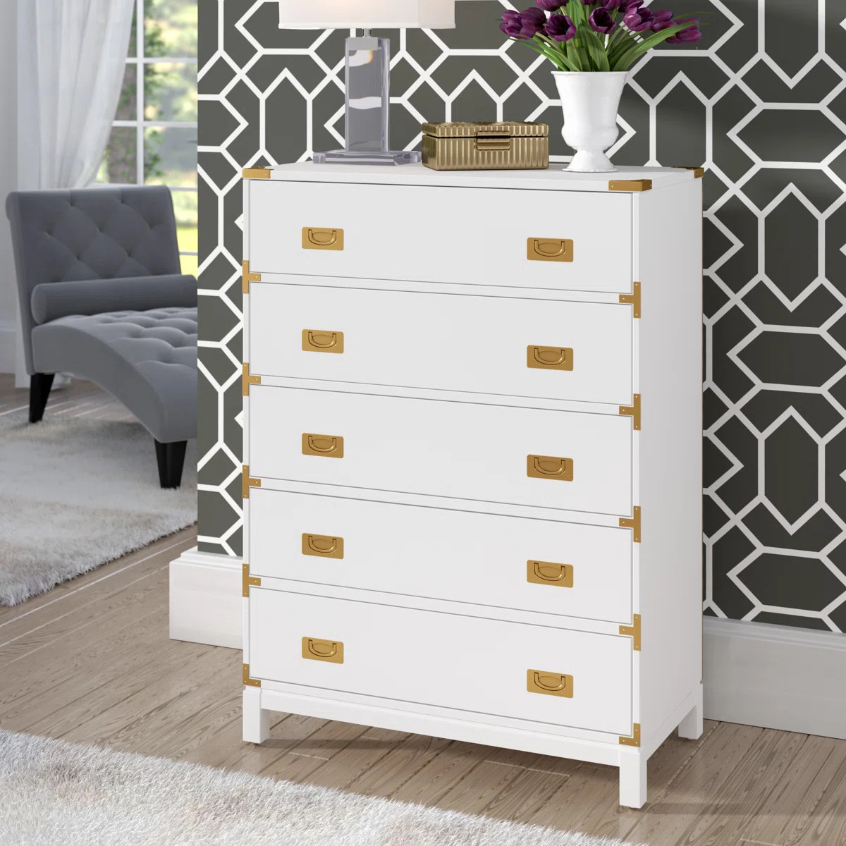 Gaertner 36'' W 5 - Drawer Dresser | Wayfair North America
