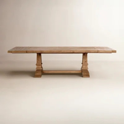 Vienna Extendable Reclaimed Pine Wood Dining Table | Wayfair North America