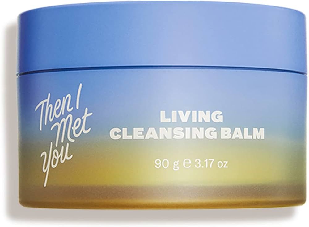 Then I Met You Living Cleansing Balm, Oil Cleanser for Face & Makeup Remover with Grape Seed, Oli... | Amazon (US)