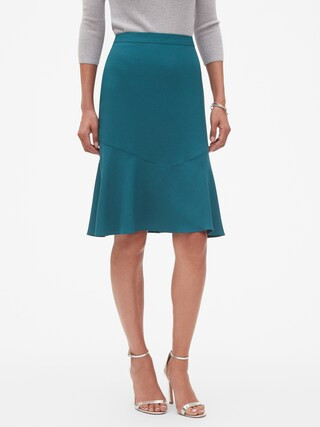 Flounce Hem Skirt | Banana Republic Factory