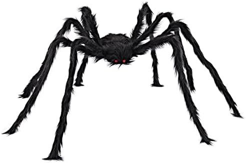 JOYIN 5 Ft. Halloween Outdoor Decorations Hairy Spider ,Scary Giant Spider Fake Large Spider Hair... | Amazon (US)