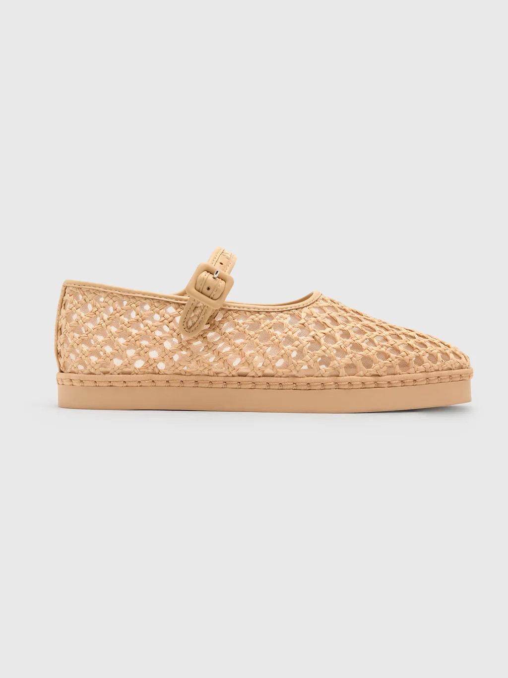 Loeffler Randall Women's Rita Netted Mary Jane Flat | Saint Bernard