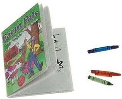 Dollhouse Miniature Coloring Book with Crayons | Amazon (US)