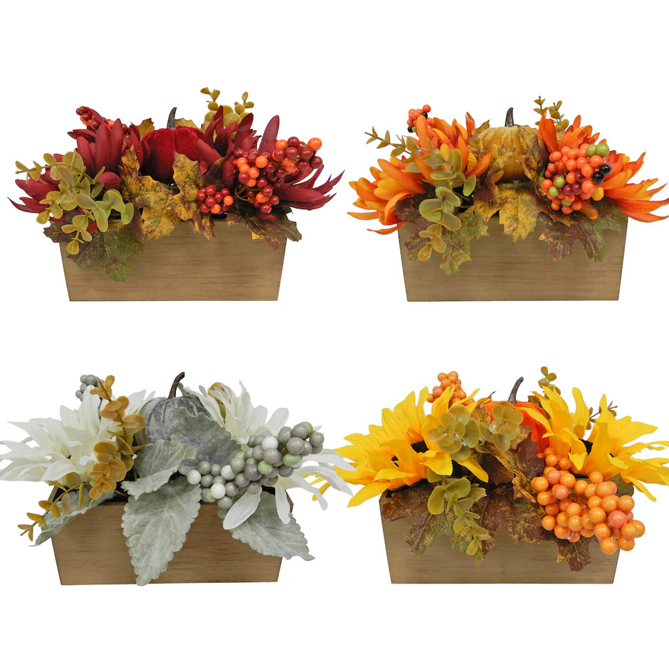 Artificial Floral Centerpiece Decor, Assorted Styles. | DollarTree