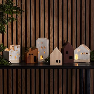 Village Tealight Candleholders | West Elm (US)