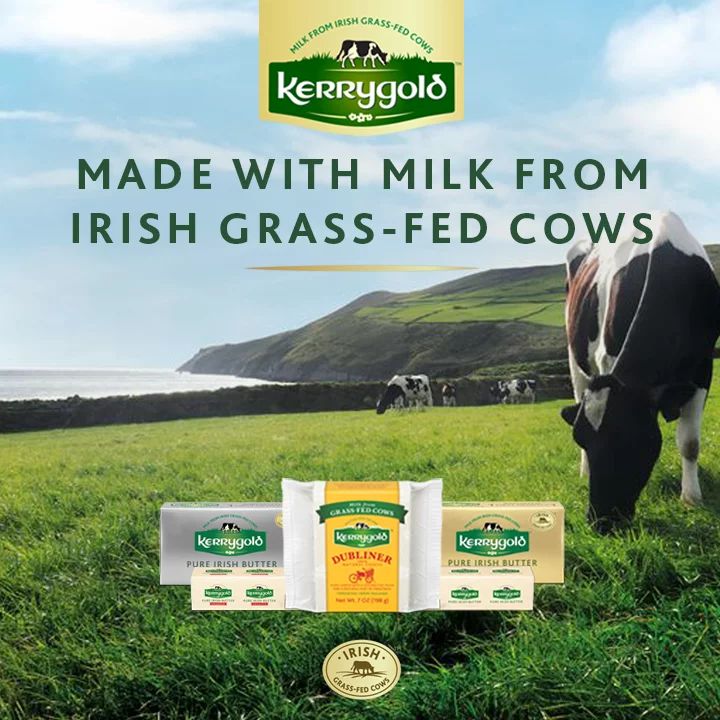 Kerrygold Grass-Fed Pure Irish Salted Butter Sticks, 8 Oz, 2 Sticks | Walmart (US)