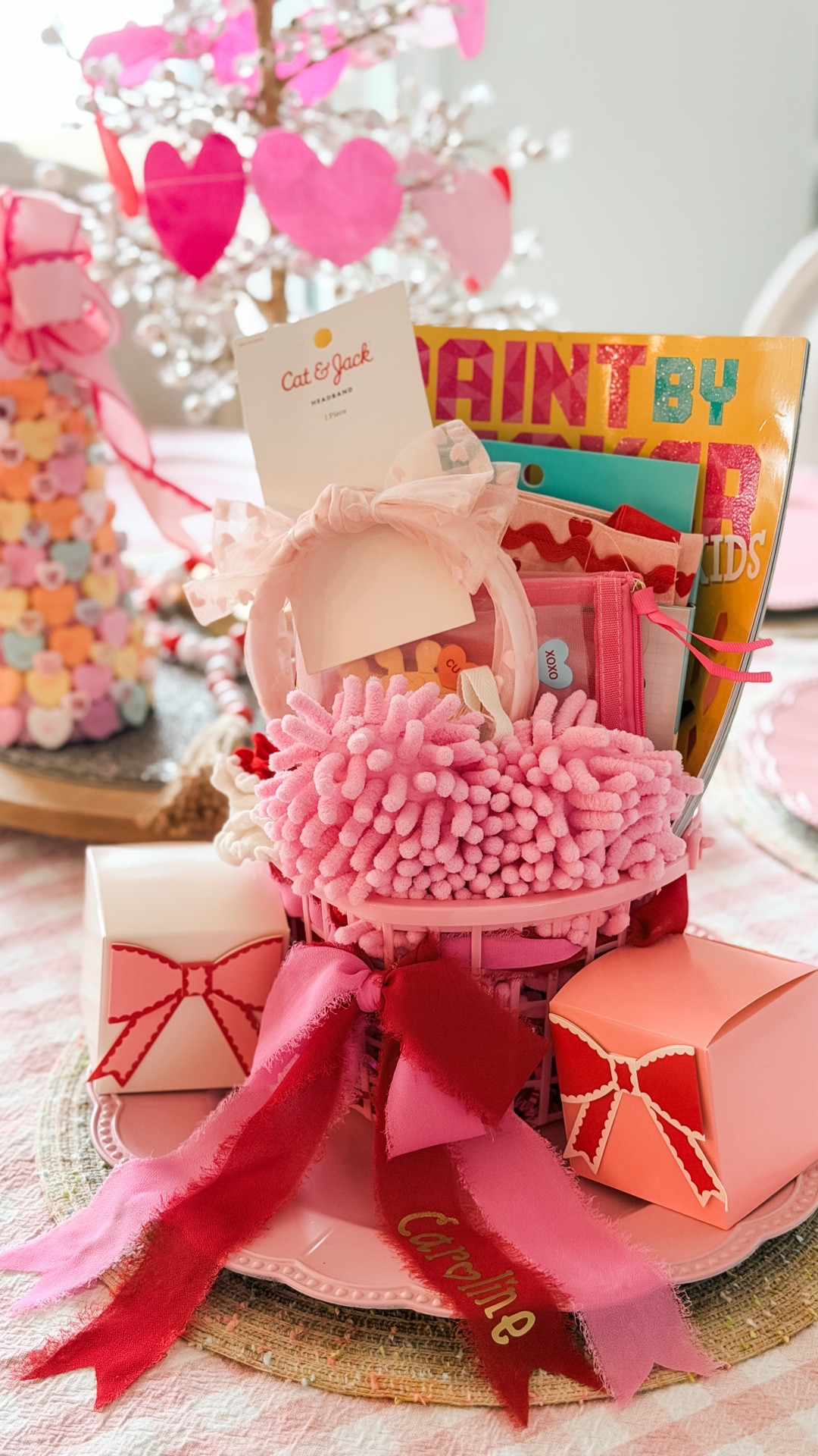 Making a Valentine’s gift basket for my little cutie! 🥰 

#LTKValentine #LTKmomlife #LTKKids