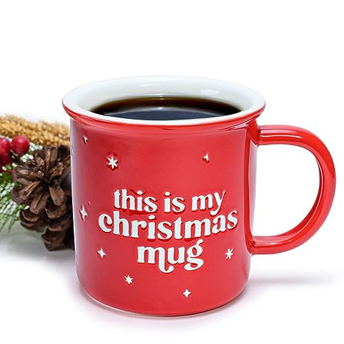 MAINEVENT This Is My Christmas Mugs Coffee 11 Ounce, This Is My Christmas Coffee Mugs, This Is My Christmas Holiday Mugs, This Is My Christmas Holiday Coffee Mugs, Christmas Muga | Amazon (US)